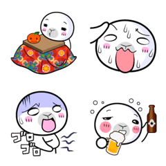 [LINE絵文字] アザラシの嵐の画像