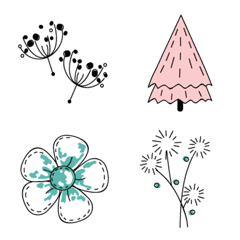 [LINE絵文字] Cute plants 2 ^^の画像