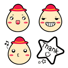 [LINE絵文字] Moody Egg Emojiの画像