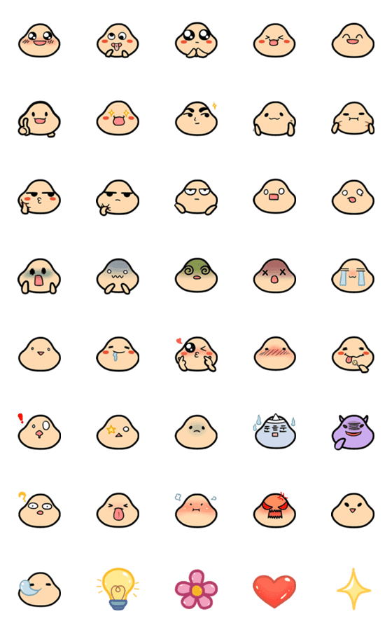 [LINE絵文字]The Water Bearsの画像一覧