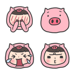 [LINE絵文字] Pig_Yun_Emojiの画像