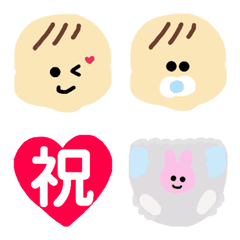 [LINE絵文字] 赤ちゃんいろいろ絵文字の画像