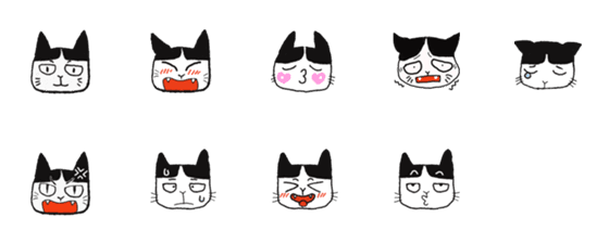 [LINE絵文字]nekodnos feelingsの画像一覧