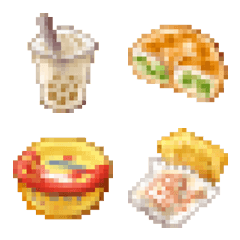 [LINE絵文字] ドット絵台湾グルメ Part.1の画像