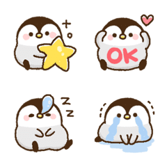 [LINE絵文字] ゆるかわ♡ペンギン絵文字の画像