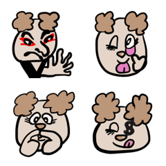 [LINE絵文字] inutarou josi dog's emojiの画像