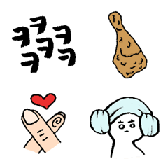 [LINE絵文字] 韓国好きのための絵文字の画像