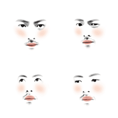 White Face1の絵文字メイン画像