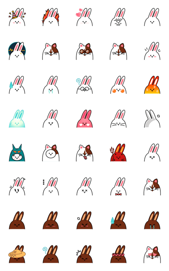 [LINE絵文字]A-Shi Emoji 2の画像一覧