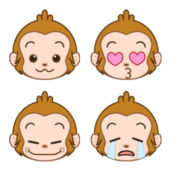 [LINE絵文字] Monkey Cuteの画像