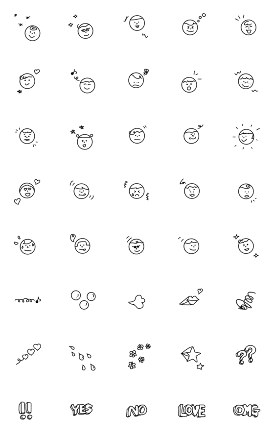 [LINE絵文字]Various people (small)の画像一覧