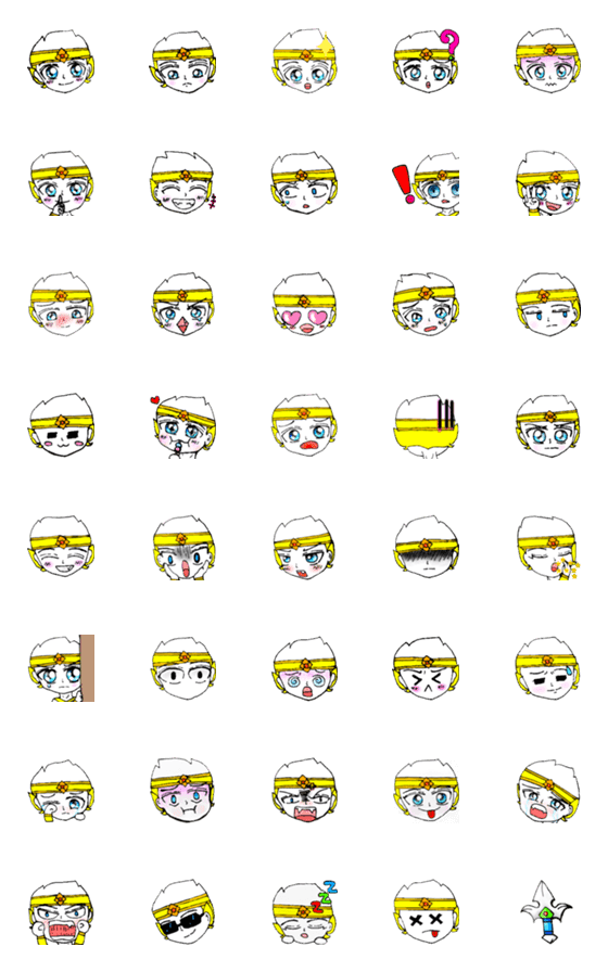 [LINE絵文字]Hanuman Emojiの画像一覧