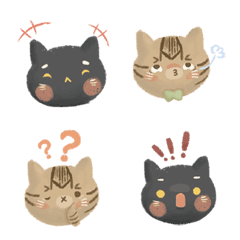 [LINE絵文字] BoBo and cashew expression stickers  1の画像