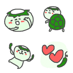 河童の絵文字の絵文字メイン画像