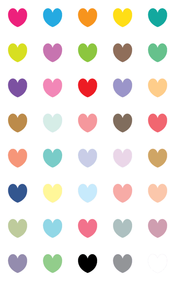 [LINE絵文字]LOVELOVELOVE-emojjiの画像一覧