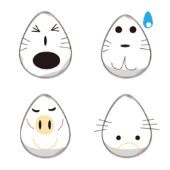 [LINE絵文字] egg expressionの画像