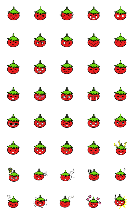 [LINE絵文字]TOMATOの画像一覧