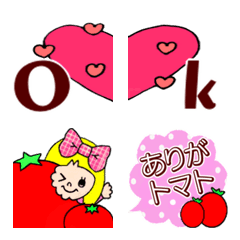 [LINE絵文字] だじゃれ！カラフルポップちゃん(絵文字)の画像