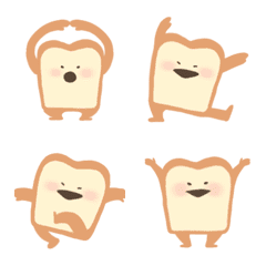 [LINE絵文字] よよよの食パンとその仲間の画像