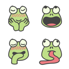 [LINE絵文字] Cute Frogの画像
