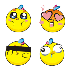 [LINE絵文字] money chick - Happy life stickerの画像