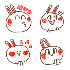 [LINE絵文字] Rabbit mibooの画像