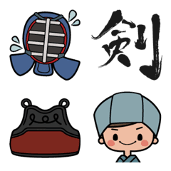 [LINE絵文字] 剣道稽古ちゅー絵文字の画像