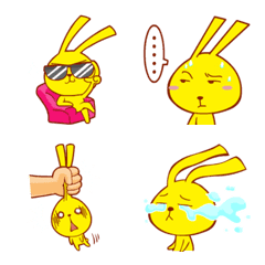 [LINE絵文字] Hunny Bunny Emoji so cuteの画像