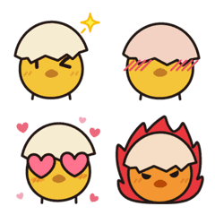 [LINE絵文字] Chick Sticker ver.01の画像