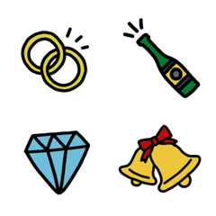 結婚用の絵文字の絵文字メイン画像