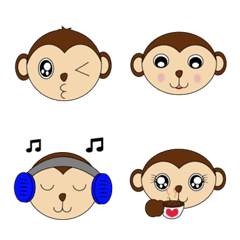 [LINE絵文字] Pipi monkeyの画像