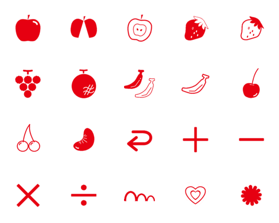 [LINE絵文字]Red red1の画像一覧