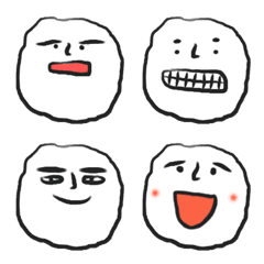 可愛い眉毛たちの絵文字の絵文字メイン画像