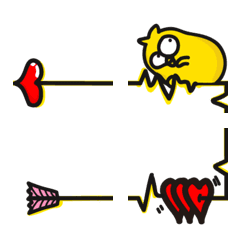 [LINE絵文字] 恋心電図wwの画像