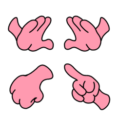 [LINE絵文字] Just Handsの画像