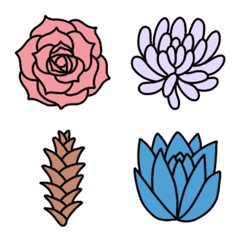 Color It : Floralの絵文字メイン画像