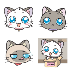 [LINE絵文字] Hoshi ＆ Luna Diary : Emojiの画像