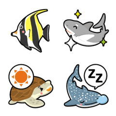 [LINE絵文字] 海の いきもの 2 絵文字の画像