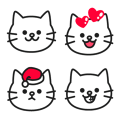 白猫のミルクの絵文字メイン画像