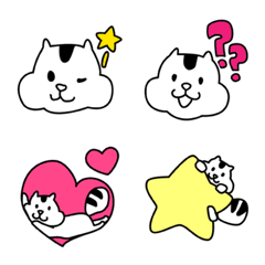 [LINE絵文字] 白いリスの絵文字の画像