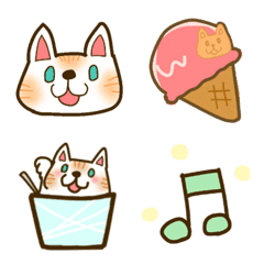 [LINE絵文字] 福よこいこい招き猫の絵文字の画像