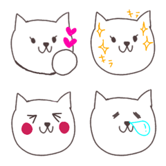 ゆるかわネコ絵文字の絵文字メイン画像