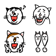 [LINE絵文字] ねこde絵文字の画像