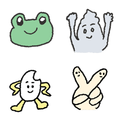 日常どうぶつくんの絵文字の絵文字メイン画像