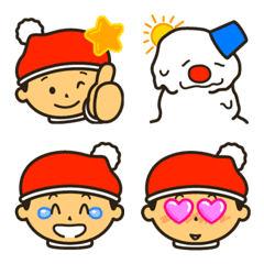 [LINE絵文字] ボーイ - クリスマスバージョンの画像