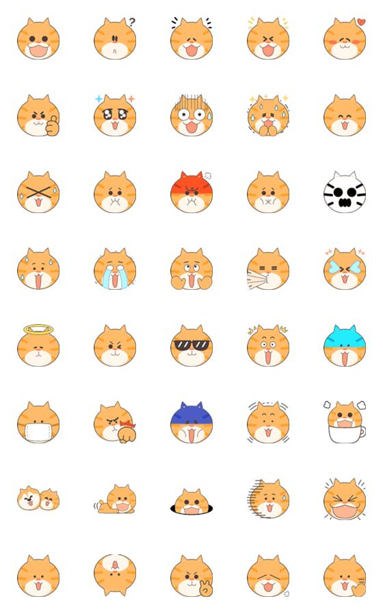 [LINE絵文字]Golden Kittyの画像一覧
