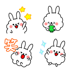 [LINE絵文字] くもうさちゃん！ 【絵文字バージョン】の画像