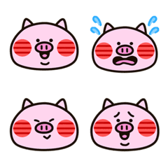 ぶたちゃんの絵文字♪の絵文字メイン画像