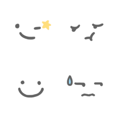 [LINE絵文字] Simple emoji. replyの画像