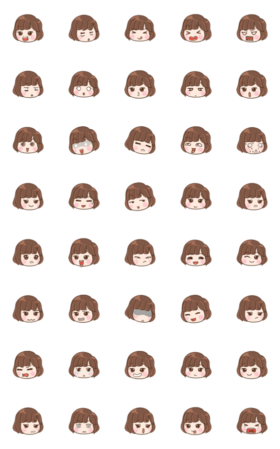 [LINE絵文字]A Little Girlの画像一覧